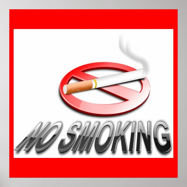NO SMOKING POSTER (Front)