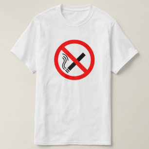 NO Smoking Sign - UK Signage T-Shirt