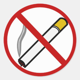 No Smoking Sticker