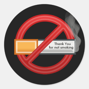 No Smoking Sticker