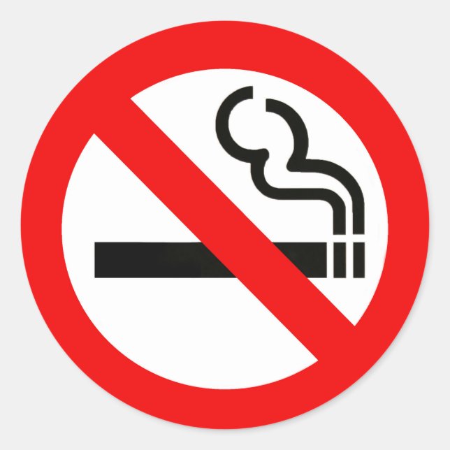 No Smoking Stickers (Front)