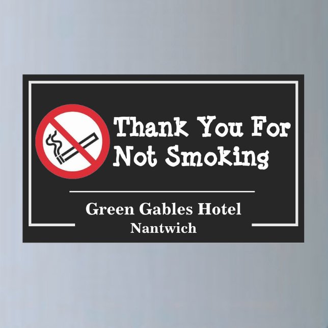 No Smoking - Thank You for Not Smoking Sticker (Creator Uploaded)