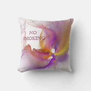 No Smoking Throw Pillow