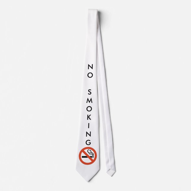 No Smoking Tie (Front)