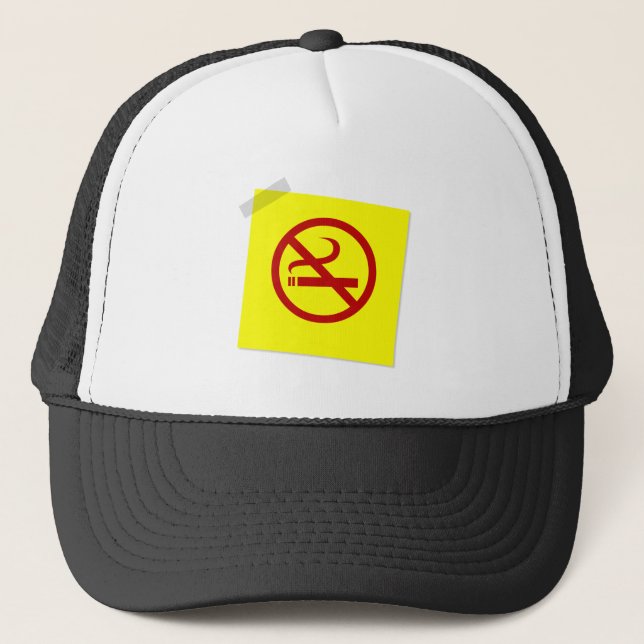 No Smoking Trucker Hat (Front)