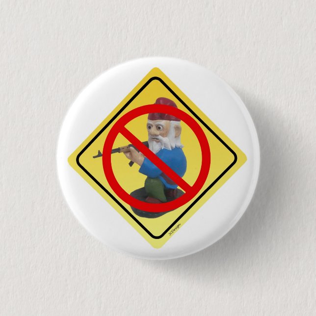 No Sniper Gnomes Button (Front)