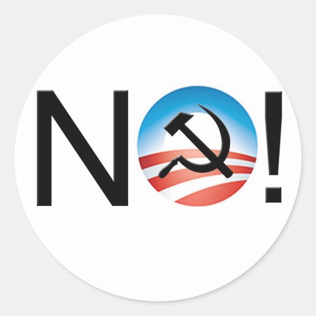 NO Socialism! Sticker (Front)