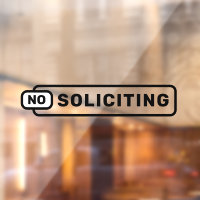 No Soliciting Store Shop Business