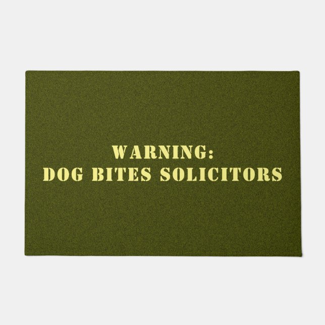 No Solicitors Doormat (Front)