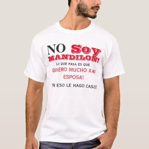 No soy mandilon long apron T-Shirt