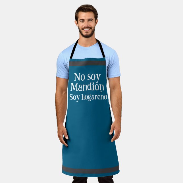 No soy mandilon, soy hogareno apron (Worn)