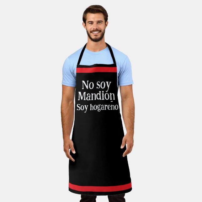 No soy mandilon, soy hogareno apron (Worn)
