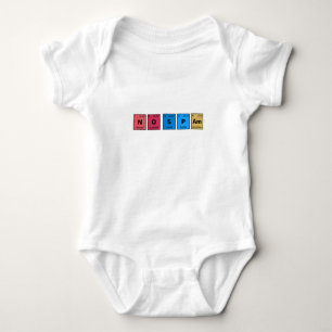 No Spam Periodic Table Baby Bodysuit