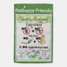 No Spray Garden Flag