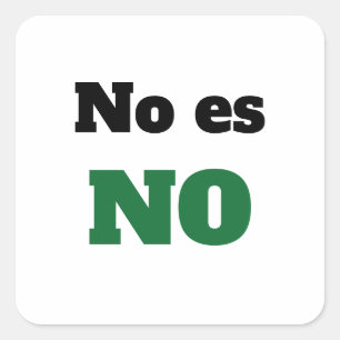 No Square Sticker