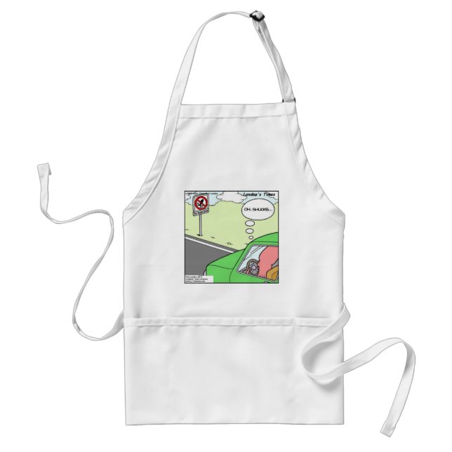 No Squid Zone Funny Gifts Tees Mugs Etc Standard Apron (Front)