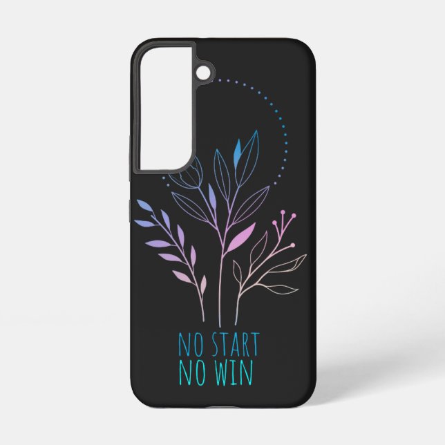 No Start - No Win (mostly black) Samsung Galaxy S22 Case (Back)