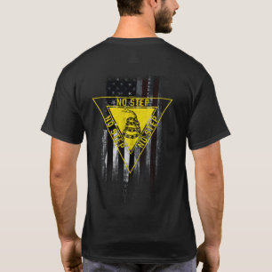 NO STEP GADSDEN SNAKE AIRCRAFT AMERICAN FLAG T-Shirt