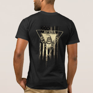 NO STEP GADSDEN SNAKE AIRCRAFT AMERICAN FLAG T-Shirt
