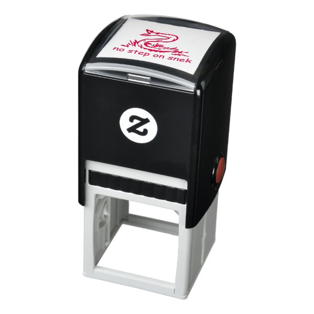 No step on snek memes Gadsden parody SnekRight Self-inking Stamp (Product)