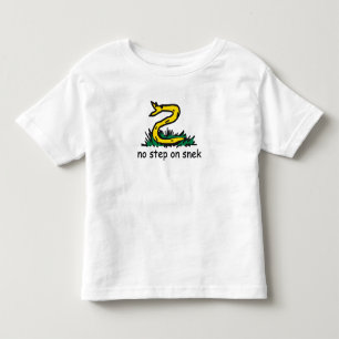 No step on snek memes Gadsden parody SnekRight Toddler T-shirt