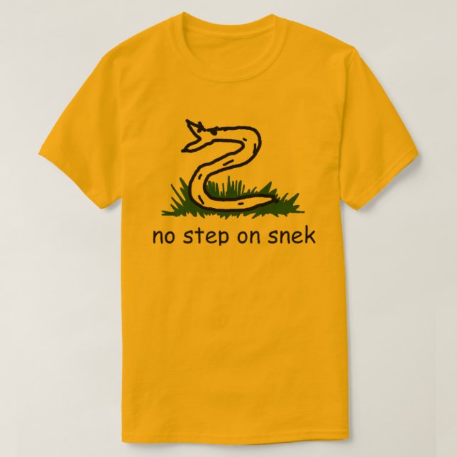 No Step on Snek T-Shirt (Design Front)