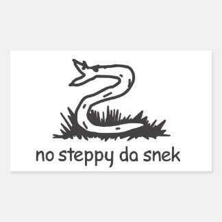 No Step The Snek Sticker