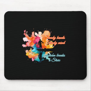 No Storm Breaks A Stoic – Resilient Philosophy Mouse Pad
