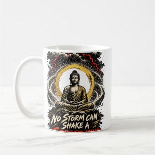 No Storm Can Shake a Settled Mind Zen Coffee Mug