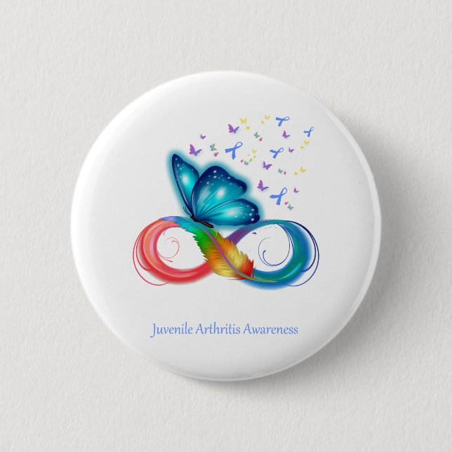 No Story Should End Too Soon Juvenile Arthritis 2 Inch Round Button (Front)