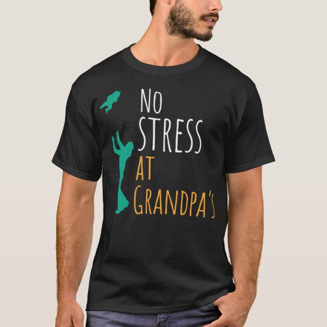No stress at funny animals gifts geek  T-Shirt (Front)