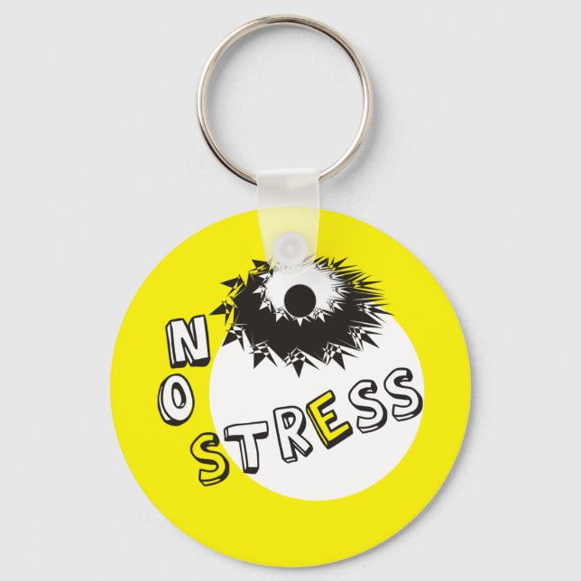 NO STRESS KEYCHAIN (Front)