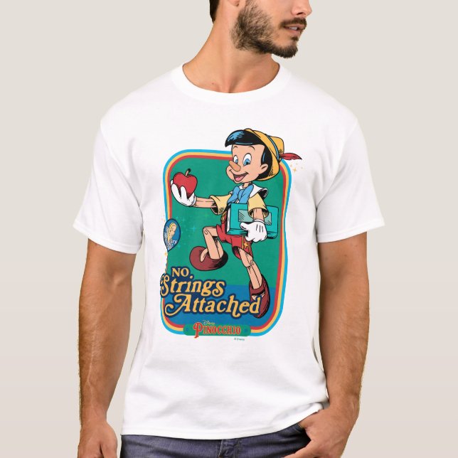 No Strings Attached Pinocchio T-Shirt (Front)