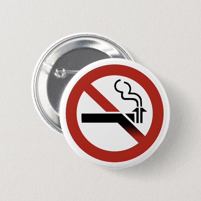 No Subducting Logo 2 Inch Round Button (Front & Back)