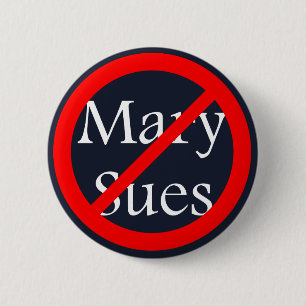 No Sues Allowed 2 Inch Round Button