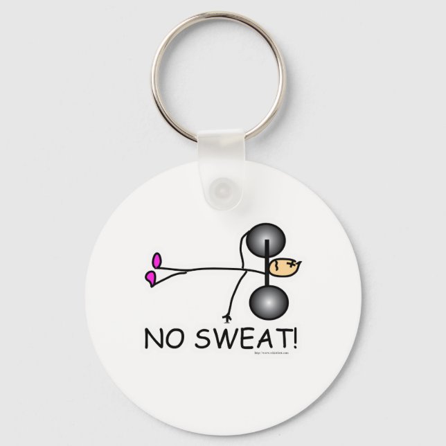 No Sweat Keychain (Front)