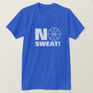 No sweat sports t shirt for basketball player