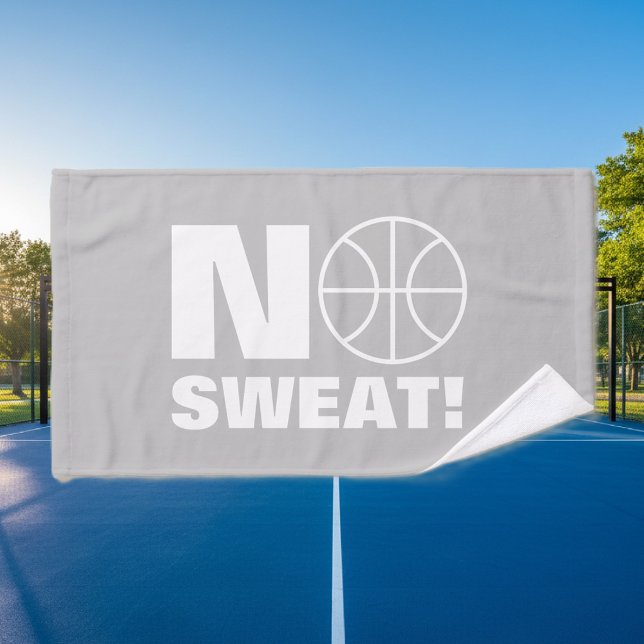 No sweat sports towel gift for basketball player (basketball towel)