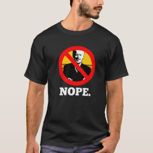 No Symbol Biden Nope Circle Sign Banned Prohibited T-Shirt