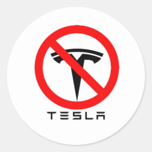 NO T  CLASSIC ROUND STICKER