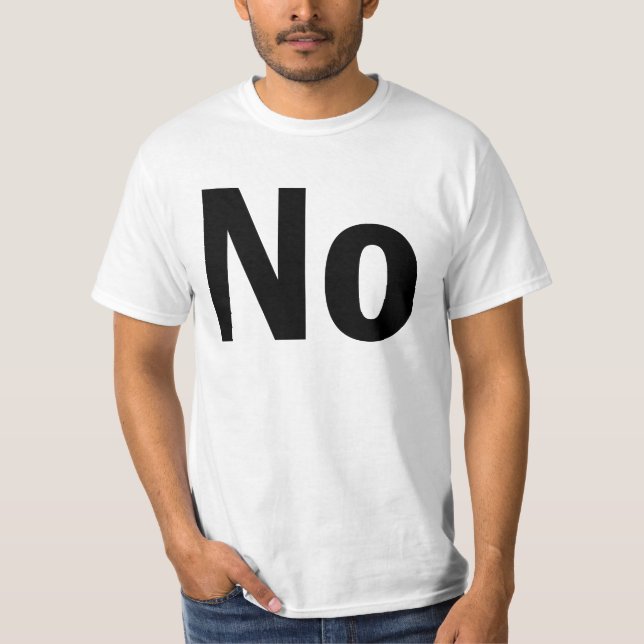 No T-Shirt (Front)