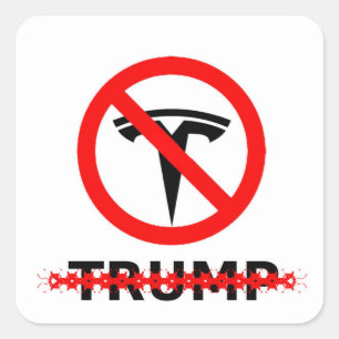 NO "T"   SQUARE STICKER