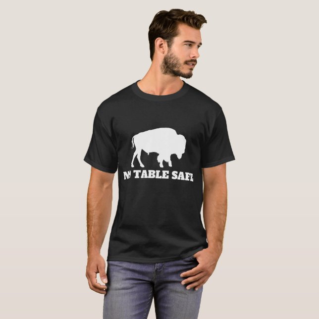 No Table Safe, Bills Mafia T-Shirt, Buffalo Gift T-Shirt (Front Full)