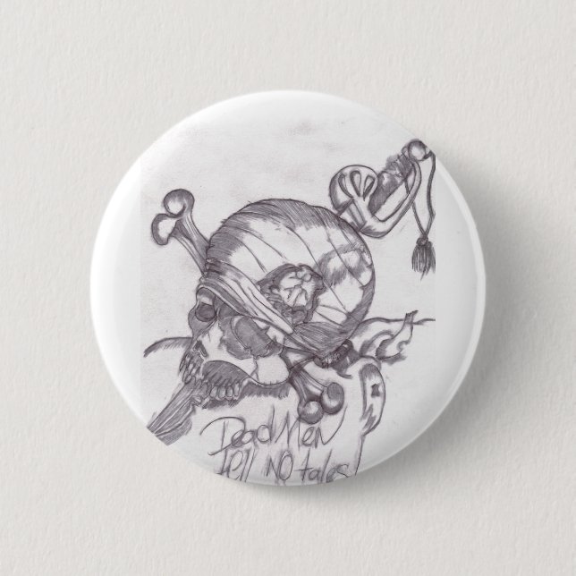 No Tales Button (Front)