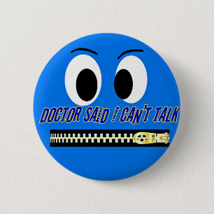 No Talking!_Button 2 Inch Round Button