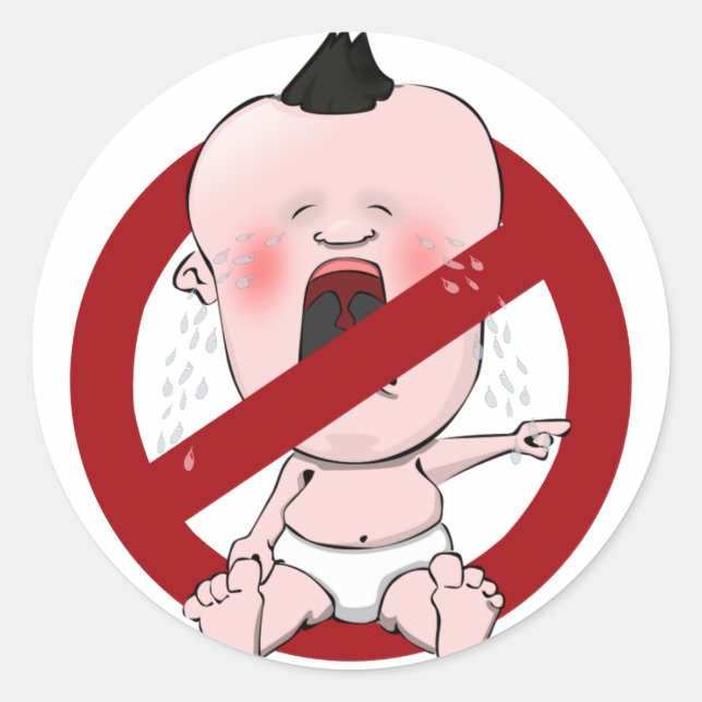 NO TATTLE TALES - NO SNITCHES CLASSIC ROUND STICKER (Front)