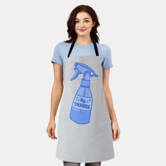 No, Thanks. Spray Bottle Sassy Humour Apron