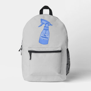 No, Thanks. Spray Bottle Sassy Humour Printed Backpack