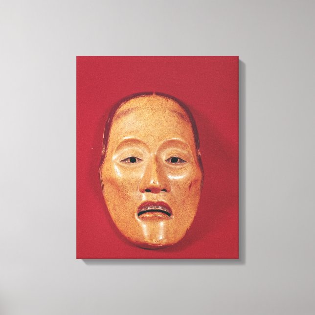 No theatre mask canvas print (Front)
