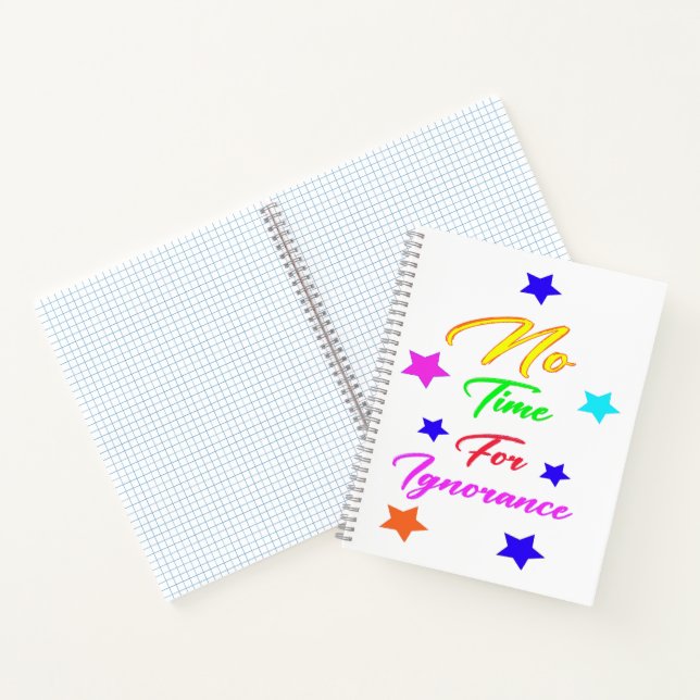 No Time for Ignorance Notebook (Inside)